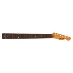   0990393920 Fender Genuine Replacement Part satin roasted maple Telecaster neck, 22 jumbo frets, 12" radius, rosewood, flat oval shape