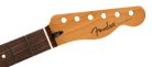 0990393920 Fender Genuine Replacement Part satin roasted maple Telecaster neck, 22 jumbo frets, 12" radius, rosewood, flat oval shape