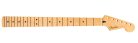 0990403921 Fender Genuine Replacement Part sub-sonic baritone Stratocaster neck, 22 medium jumbo frets, 9.5 radius, maple fingerboard