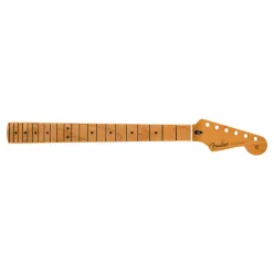   0990492920 Fender Genuine Replacement Part satin roasted maple Stratocaster neck, 22 jumbo frets, 12" radius, maple, flat oval shape