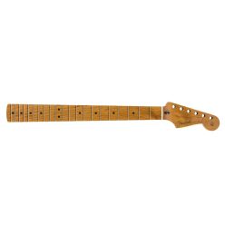   0990502920 Fender Genuine Replacement Part roasted maple Stratocaster neck, 21 narrow tall frets, 9.5" radius maple, C shape, MIM