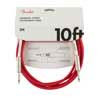 0990510010 Fender Original Series instrument cable, 10ft, fiesta red