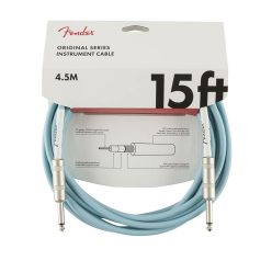   0990515003 Fender Original Series instrument cable, 15ft, daphne blue