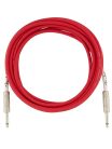 0990515010 Fender Original Series instrument cable, 15ft, fiesta red