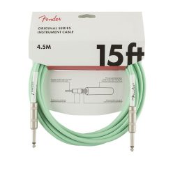   0990515058 Fender Original Series instrument cable, 15ft, surf green