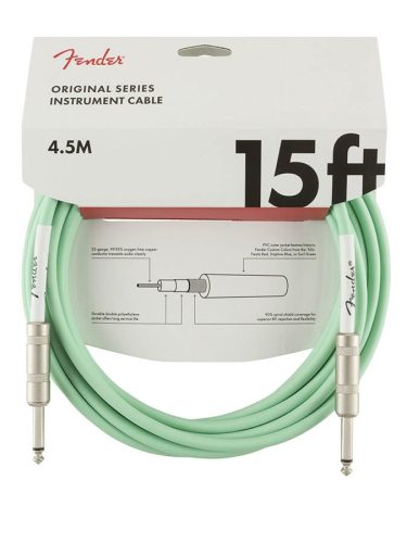 0990515058 Fender Original Series instrument cable, 15ft, surf green