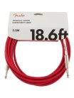 0990520010 Fender Original Series instrument cable, 18.6ft, fiesta red