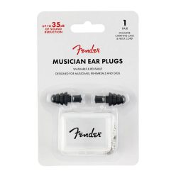   0990542000 Fender Musician Series silicone ear plugs, 1 pair with carrying case, 27 dB