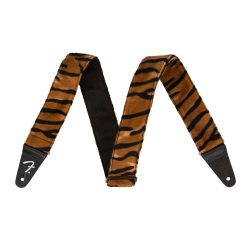   0990601052 Fender  Wild Animal Print 2" guitar strap, synthetic fur, tiger print