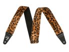 0990601053 Fender  Wild Animal Print 2" guitar strap, synthetic fur, wild leopard print