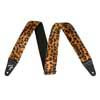 0990601053 Fender  Wild Animal Print 2" guitar strap, synthetic fur, wild leopard print