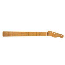   0990602920 Fender Genuine Replacement Part roasted maple Telecaster neck, 21 narrow tall frets, 9.5" radius, maple, C shape, MIM