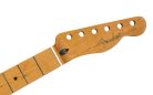 0990602920 Fender Genuine Replacement Part roasted maple Telecaster neck, 21 narrow tall frets, 9.5" radius, maple, C shape, MIM