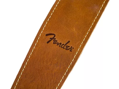 0990607050 Fender  guitar strap ball glove leather, brown