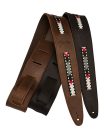 0990612021 Fender  Paramount acoustic leather strap, brown