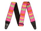 0990623070 Fender Mononeon woven guitar strap neon pink