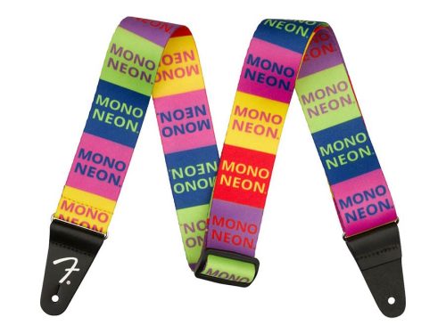 0990623071 Fender Mononeon logo guitar strap multi