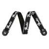 0990629008 Fender Quick Grip 2" guitar strap, black with white running logo