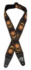 0990637203 Fender  American Vintage II woven guitar strap, sun & moon design, three-tone sunburst