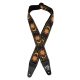 0990637203 Fender  American Vintage II woven guitar strap, sun & moon design, three-tone sunburst