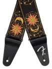 0990637203 Fender  American Vintage II woven guitar strap, sun & moon design, three-tone sunburst