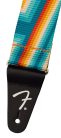 0990637212 Fender  Retro ribbed poly guitar strap, rainbow design