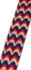 0990637214 Fender  Retro ribbed poly guitar strap, ripple design