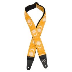   0990637250 Fender  American Vintage II woven guitar strap, sun & moon design, butterscotch blonde