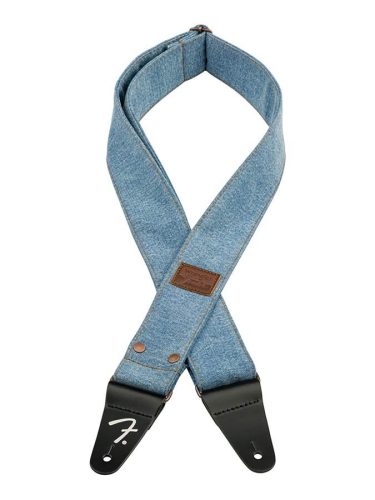 0990638002 Fender  Wrangler riveted denim strap, light indigo