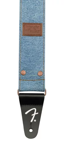 0990638002 Fender  Wrangler riveted denim strap, light indigo