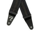 0990638004 Fender  Wrangler denim strap, washed black stitch