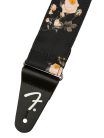 0990638006 Fender  2" guitar strap, Floral polyester twill fabric, black