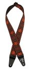 0990638028 Fender  2" guitar strap, Pasadena woven, orange wallflower