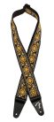 0990638031 Fender  2" guitar strap, Pasadena woven, yellow lotus