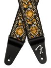 0990638031 Fender  2" guitar strap, Pasadena woven, yellow lotus