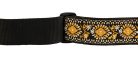 0990638031 Fender  2" guitar strap, Pasadena woven, yellow lotus