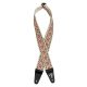 0990638032 Fender  2" guitar strap, Pasadena woven, lattice orange