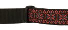 0990638034 Fender  2" guitar strap, Pasadena woven, lattice red