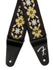 0990638035 Fender  2" guitar strap, Pasadena woven, yellow clover