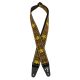 0990638037 Fender  2" guitar strap, Pasadena woven, yellow wallflower
