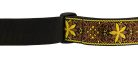 0990638037 Fender  2" guitar strap, Pasadena woven, yellow wallflower