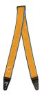 0990639106 Fender George Harrison Dark Horse Floral guitar strap, orange, 2"