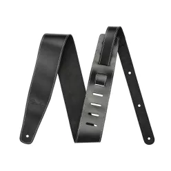 0990641006 Fender  broken-in leather strap, 2.5", black