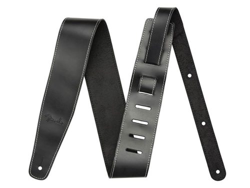 0990641006 Fender  broken-in leather strap, 2.5", black