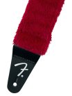 0990642025 Fender  Poodle plush guitar strap, red