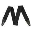 0990642076 Fender Weighless Running Logo 2" guitar strap, black/black