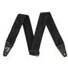 0990642076 Fender Weighless Running Logo 2" guitar strap, black/black