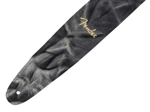 0990650106 Fender  tie dye leather strap, black