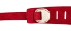 0990650109 Fender  John 5 leather strap, white and red