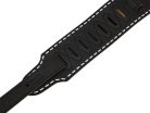 0990650110 Fender  Waylon Jennings premium grain leather guitar strap, embroidered "Waylon" lettering